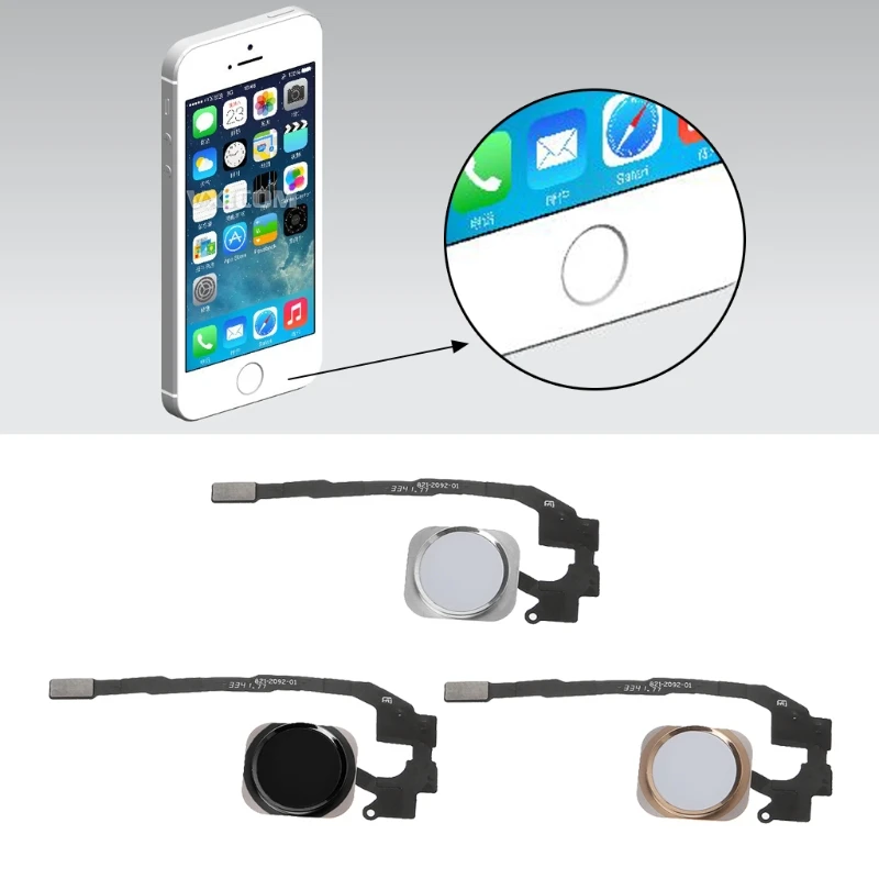 Home Button Sensor Back Key Assembly Flex Cable Ribbon Replacement Parts For iPhone 5S
Home Button Sensor Back Key Assembly Flex Cable Ribbon Replacement Parts For iPhone 5S