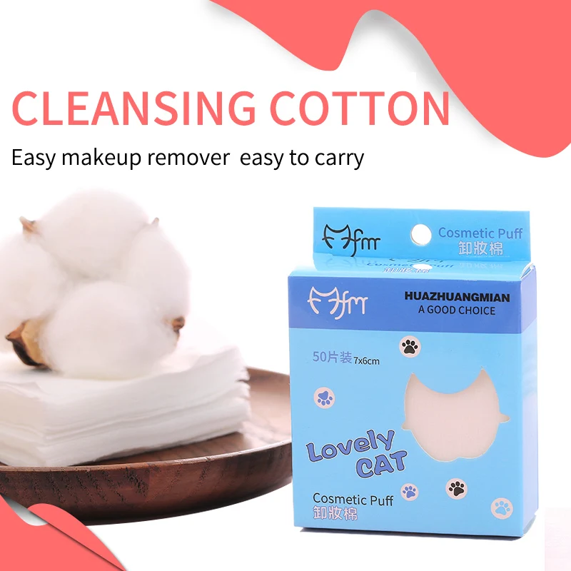 FM 50pcs Soft Cosmetic puff Cotton Pads Makeup Remover Double Layer Make up Remover Clean Tool face wipes Nail Art napkins
FM 50pcs Soft Cosmetic puff Cotton Pads Makeup Remover Double Layer Make up Remover Clean Tool face wipes Nail Art napkins