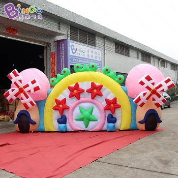 Factory outlet attractive 6X1.7X2.5m inflatable windmill flower wall for decoration in theme park or party etc
Factory outlet attractive 6X1.7X2.5m inflatable windmill flower wall for decoration in theme park or party etc