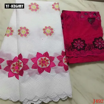 YF HZGJMY African Lace Fabric 5+2 Yards Embroidered Cotton Lace Fishia Pink/White Swiss Voile Lace Fabric for Women HA492
YF HZGJMY African Lace Fabric 5+2 Yards Embroidered Cotton Lace Fishia Pink/White Swiss Voile Lace Fabric for Women HA492