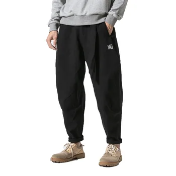 2019 Winter fleece warm Pants Brand Men Linen Cotton Pants Male harajuku streetwear Trouser Hip Hop Jogger Pants Men sweatpants
2019 Winter fleece warm Pants Brand Men Linen Cotton Pants Male harajuku streetwear Trouser Hip Hop Jogger Pants Men sweatpants