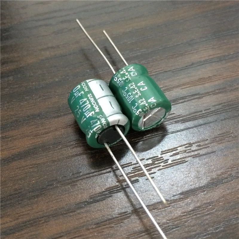 10pcs 470uF 25V SANYO SUNCON CA Series 10x12.5mm Low Impedance 25V470uF Aluminum Electrolytic capacitor
10pcs 470uF 25V SANYO SUNCON CA Series 10x12.5mm Low Impedance 25V470uF Aluminum Electrolytic capacitor