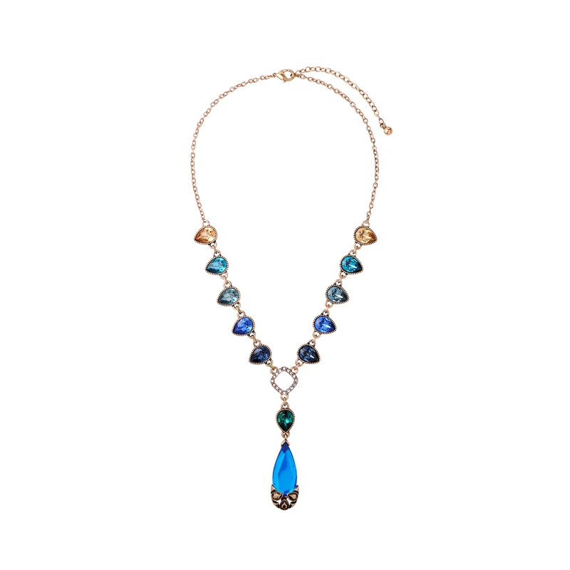 Bulk Price 2018 New Arrival Trendy Blue Resin Crystal Chunky Necklace High Quality Vintage Maxi Necklace Wholesale
Bulk Price 2018 New Arrival Trendy Blue Resin Crystal Chunky Necklace High Quality Vintage Maxi Necklace Wholesale