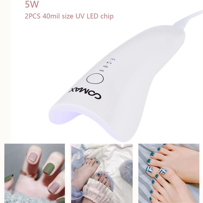 5W Rechargeable Nail Lamp UV LED Lamp Nail Dryer Curing All Gel Polish 30/60S Timer Portable Mini Manicure Nail Art Tools
5W Rechargeable Nail Lamp UV LED Lamp Nail Dryer Curing All Gel Polish 30/60S Timer Portable Mini Manicure Nail Art Tools