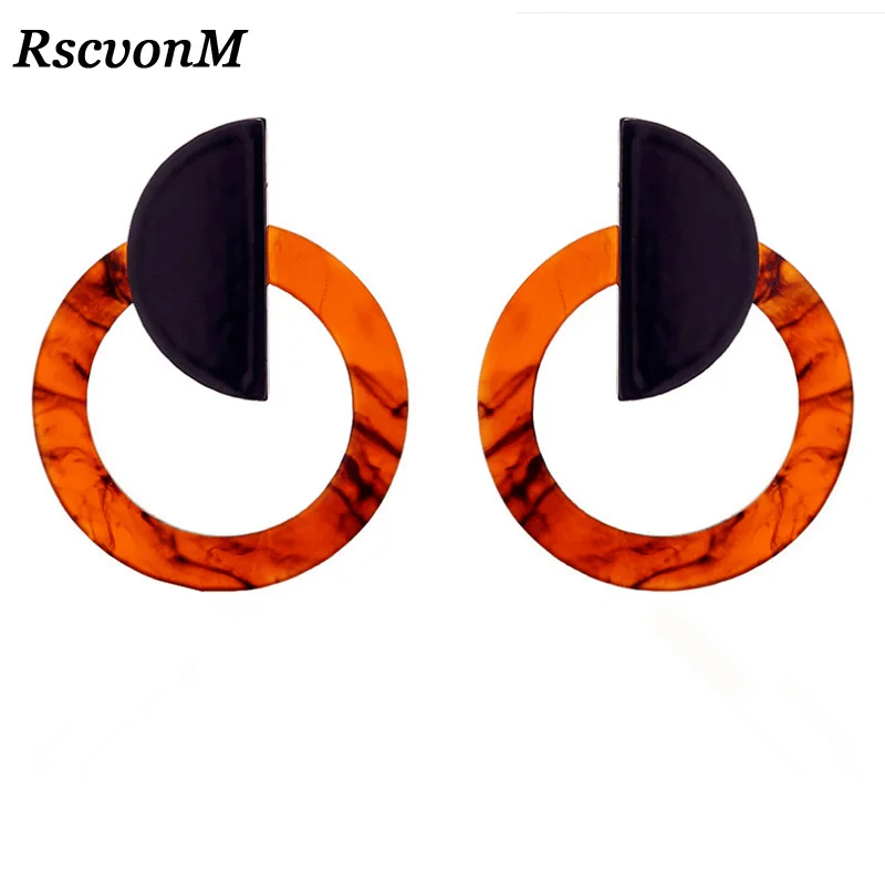 RscvonM Moon Leopard 1Pair Geometric Acrylic Earrings with Swirl In Round And Semi Round Jewelry Bohemia Semicircle Earrings
RscvonM Moon Leopard 1Pair Geometric Acrylic Earrings with Swirl In Round And Semi Round Jewelry Bohemia Semicircle Earrings