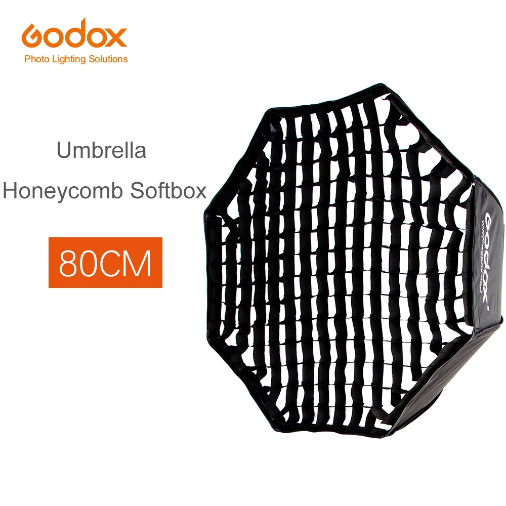 Godox Portable 80cm 32" Umbrella+Honeycomb Grid Photo Softbox Reflector for Flash Speedlight
Godox Portable 80cm 32" Umbrella+Honeycomb Grid Photo Softbox Reflector for Flash Speedlight