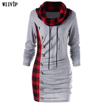 New Woman Fashion Long Sleeve Spring Winter Patchwork Long Hoodie Autumn Casual Scarf Collar Slim Lady Sweatershirts Female 9259
New Woman Fashion Long Sleeve Spring Winter Patchwork Long Hoodie Autumn Casual Scarf Collar Slim Lady Sweatershirts Female 9259