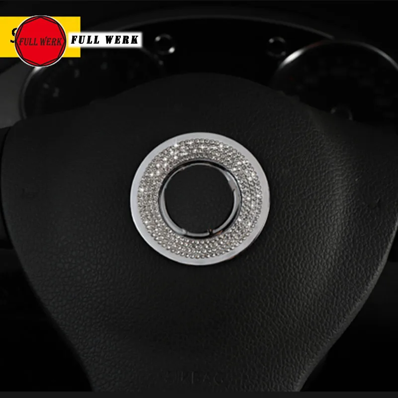 1pc Rhinestone Alloy Car Styling Steering Wheel Ring Sticker Cap Cover Decor Accessories for VW CC 13-18 Magotan B7 12-16
1pc Rhinestone Alloy Car Styling Steering Wheel Ring Sticker Cap Cover Decor Accessories for VW CC 13-18 Magotan B7 12-16