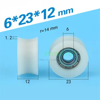 SWMAKER 1pcs 6*23*12 U type groove doors and Windows pulley wheel 3D printers grooved bag glue bag plastic bearing pulley
SWMAKER 1pcs 6*23*12 U type groove doors and Windows pulley wheel 3D printers grooved bag glue bag plastic bearing pulley