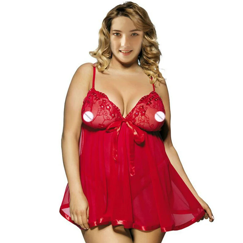 2019 Woman New Sexy Pajamas Sexy Nightdress Transparent Hot Plus Size 6XL Sleepwear V-Neck Nightgown Sexy Clothes Sleep Tops
2019 Woman New Sexy Pajamas Sexy Nightdress Transparent Hot Plus Size 6XL Sleepwear V-Neck Nightgown Sexy Clothes Sleep Tops