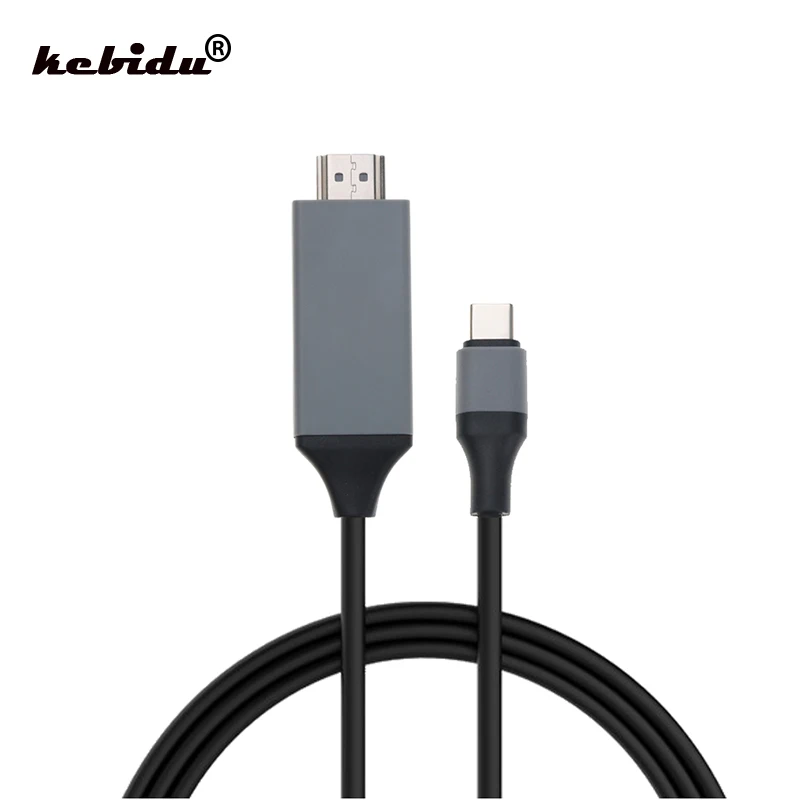 kebidu Black 2m 4K USB C HDMI Cable Type C to HDMI Cable Converter USB 3.1 30Hz HD Extend Cable Adapter for Macbook Samsung S8
kebidu Black 2m 4K USB C HDMI Cable Type C to HDMI Cable Converter USB 3.1 30Hz HD Extend Cable Adapter for Macbook Samsung S8