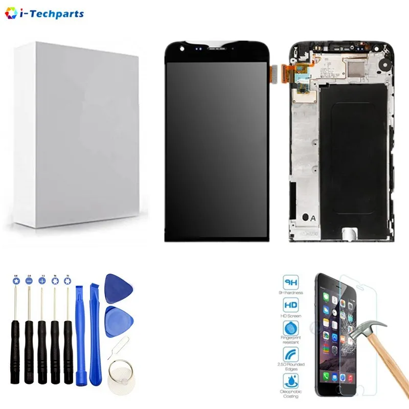 New Original For LG G5 LCD Display Screen + Touch Digitizer Assembly Replacement with Frame 5.3inch,Black White
New Original For LG G5 LCD Display Screen + Touch Digitizer Assembly Replacement with Frame 5.3inch,Black White