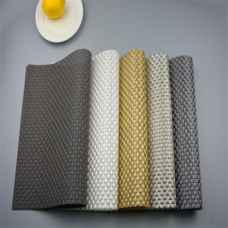 1 Pc PVC Placemat for Table Mat Pad Drink Wine Coasters Bamboo Placemats Dining Table Place Mat Kitchen & Table Decor
1 Pc PVC Placemat for Table Mat Pad Drink Wine Coasters Bamboo Placemats Dining Table Place Mat Kitchen & Table Decor