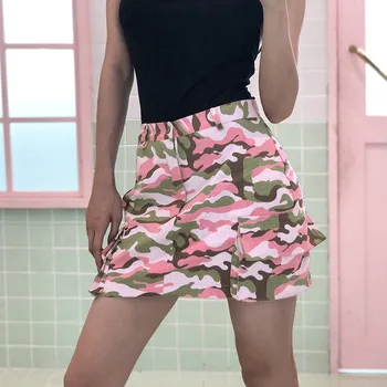Womens Mini Skirts High Waisted Short Skirt Camouflage Sexy Pocket Slim Skirt 2018 Summer 
Womens Mini Skirts High Waisted Short Skirt Camouflage Sexy Pocket Slim Skirt 2018 Summer