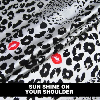 LEO&LIN Leopard Lips R100% Real Silk Pajamas Spring Summer Dress Shirt Fabrics 50cm
LEO&LIN Leopard Lips R100% Real Silk Pajamas Spring Summer Dress Shirt Fabrics 50cm