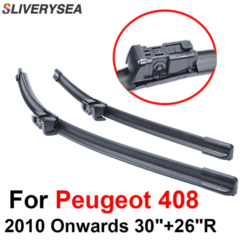 SLIVERYSEA Wiper Blades For Peugeot 408 2010 2011 2012 2013 2014 2015 2016 Silicone Rubber Windshield Wiper Auto Car Accessories
SLIVERYSEA Wiper Blades For Peugeot 408 2010 2011 2012 2013 2014 2015 2016 Silicone Rubber Windshield Wiper Auto Car Accessories