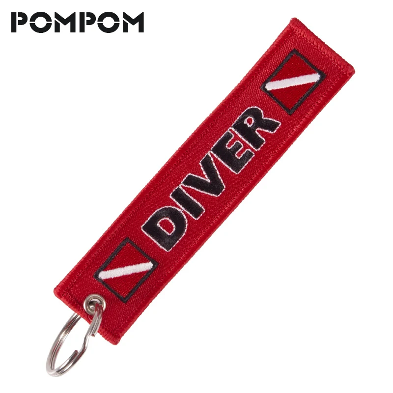 POMPOM Emboridery Diver chain keychain for Motorcycles and Cars Special luggage Tags OEM keychain Fashion Jewelry sleutelhanger
POMPOM Emboridery Diver chain keychain for Motorcycles and Cars Special luggage Tags OEM keychain Fashion Jewelry sleutelhanger