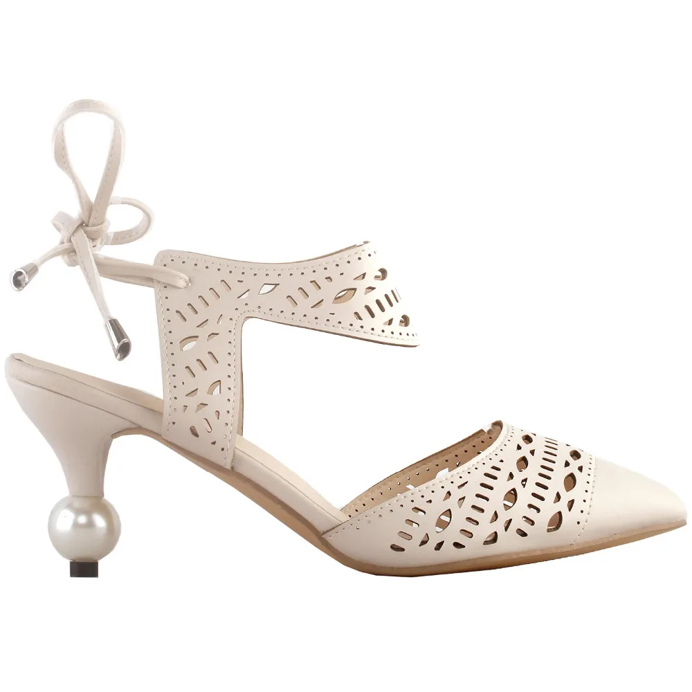 LF60430 SHOW STORY Retro Cut-Out D-Orsay Bow Pointed Toe Exquisite Pearl Heel Dress Pump
LF60430 SHOW STORY Retro Cut-Out D-Orsay Bow Pointed Toe Exquisite Pearl Heel Dress Pump