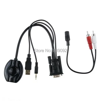 USB VGA +Audio To HDMI Adapter Portable Audio VGA to HDMI Conversion Cable for PC Desktop DVD HDTV Projector
USB VGA +Audio To HDMI Adapter Portable Audio VGA to HDMI Conversion Cable for PC Desktop DVD HDTV Projector