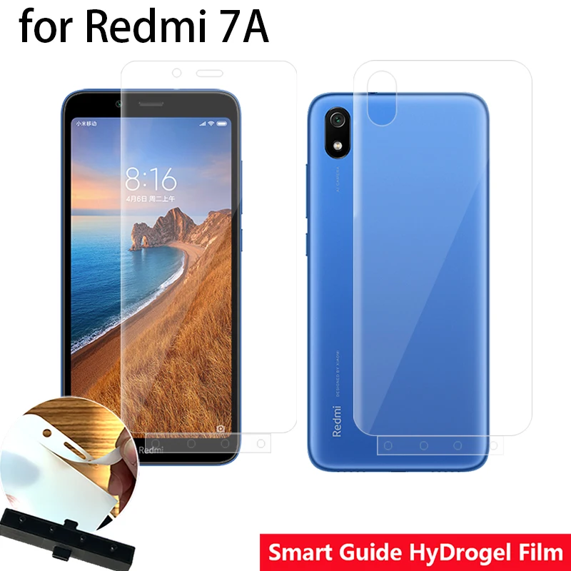 2 Pcs/Lot Front & Back Auto Fixed Scratch Proof Anti Finger Hydrogel Screen Protector for Xiaomi Redmi 7A 5.45"
2 Pcs/Lot Front & Back Auto Fixed Scratch Proof Anti Finger Hydrogel Screen Protector for Xiaomi Redmi 7A 5.45"