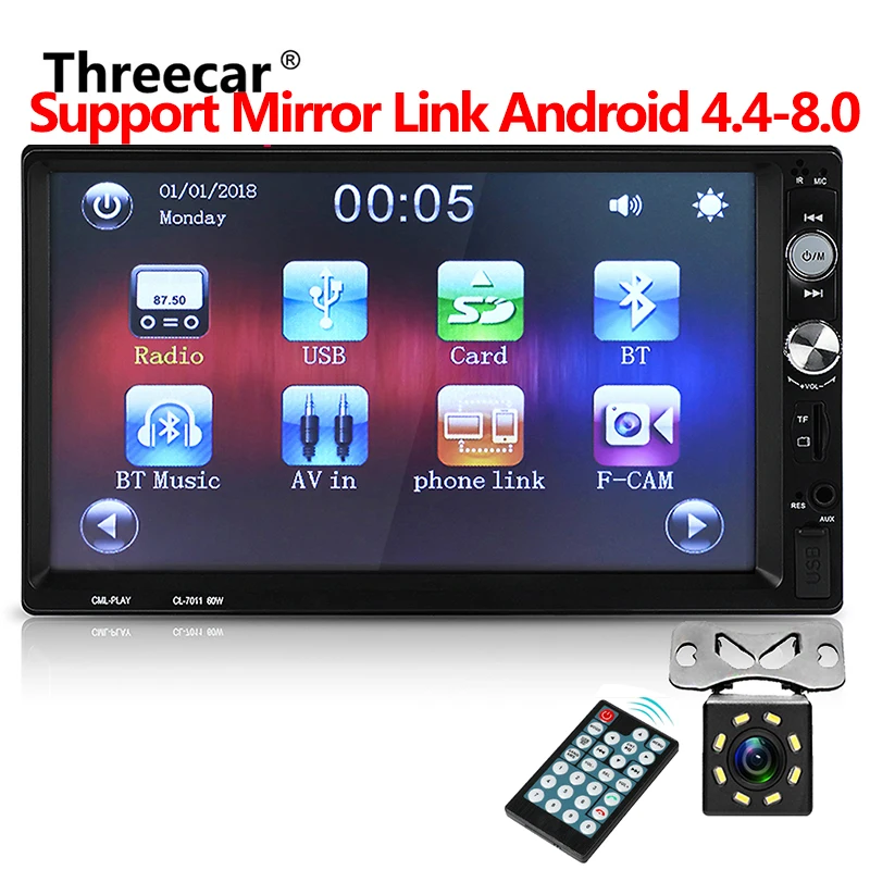 2din Autoradio Car Backup Monitor 1024*600 7" Player MP5 Touch Screen Digital Display Bluetooth Multimedia USB 2 din car radio
2din Autoradio Car Backup Monitor 1024*600 7" Player MP5 Touch Screen Digital Display Bluetooth Multimedia USB 2 din car radio