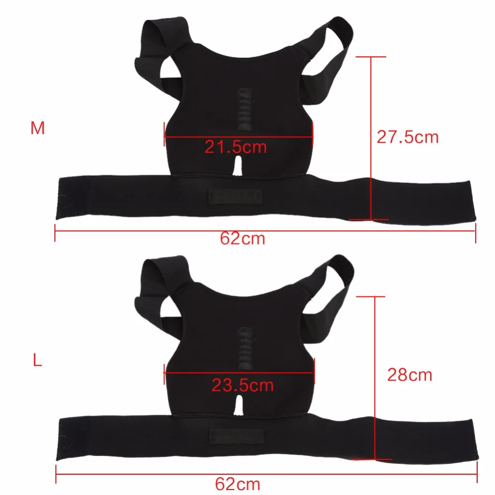 Adjustable Back Brace Posture Corrector Spinal Lumbar Support Belt Sadoun.com