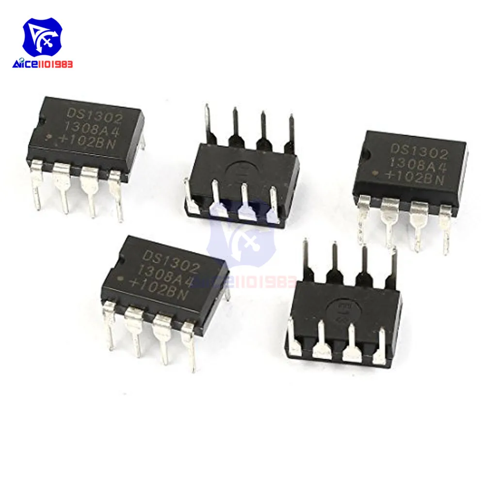 5PCS/Lot IC Chips DS1302 DS1302N DIP-8 Trickle-Charge Timekeeping Original Integrate Circuits
5PCS/Lot IC Chips DS1302 DS1302N DIP-8 Trickle-Charge Timekeeping Original Integrate Circuits
