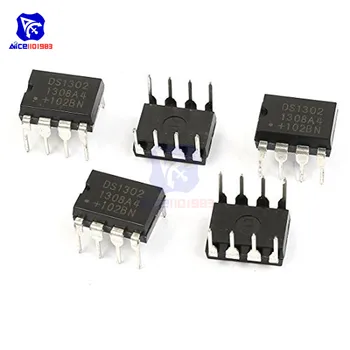 5PCS/Lot IC Chips DS1302 DS1302N DIP-8 Trickle-Charge Timekeeping Original Integrate Circuits
5PCS/Lot IC Chips DS1302 DS1302N DIP-8 Trickle-Charge Timekeeping Original Integrate Circuits