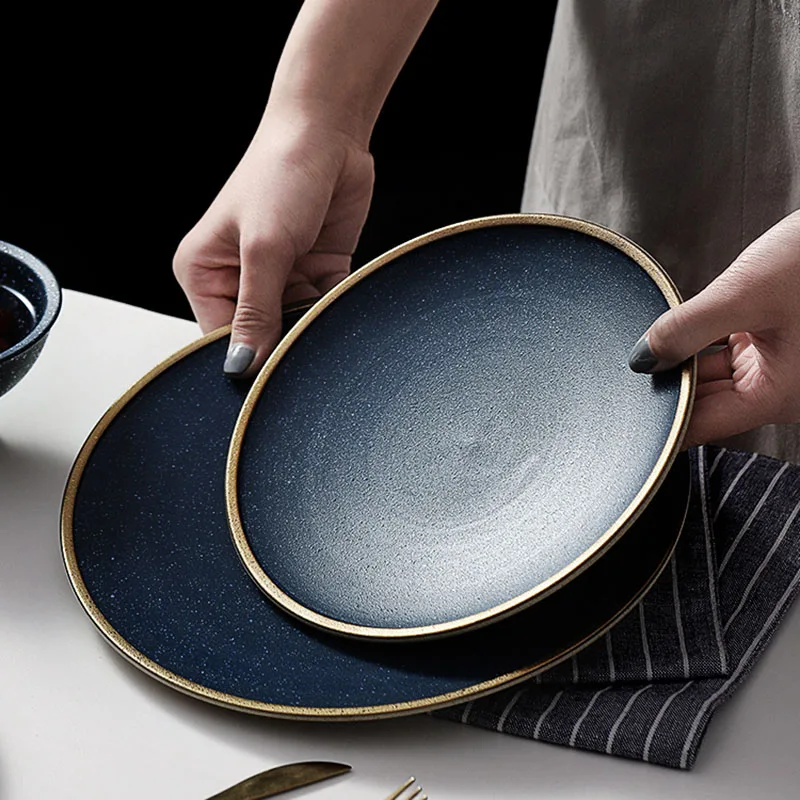 Ceramic Dinner Plate Tableware Geometry 8.2 / 10.4 Inch Dish Porcelain Dessert Plate Dinnerware Cake Plate
Ceramic Dinner Plate Tableware Geometry 8.2 / 10.4 Inch Dish Porcelain Dessert Plate Dinnerware Cake Plate