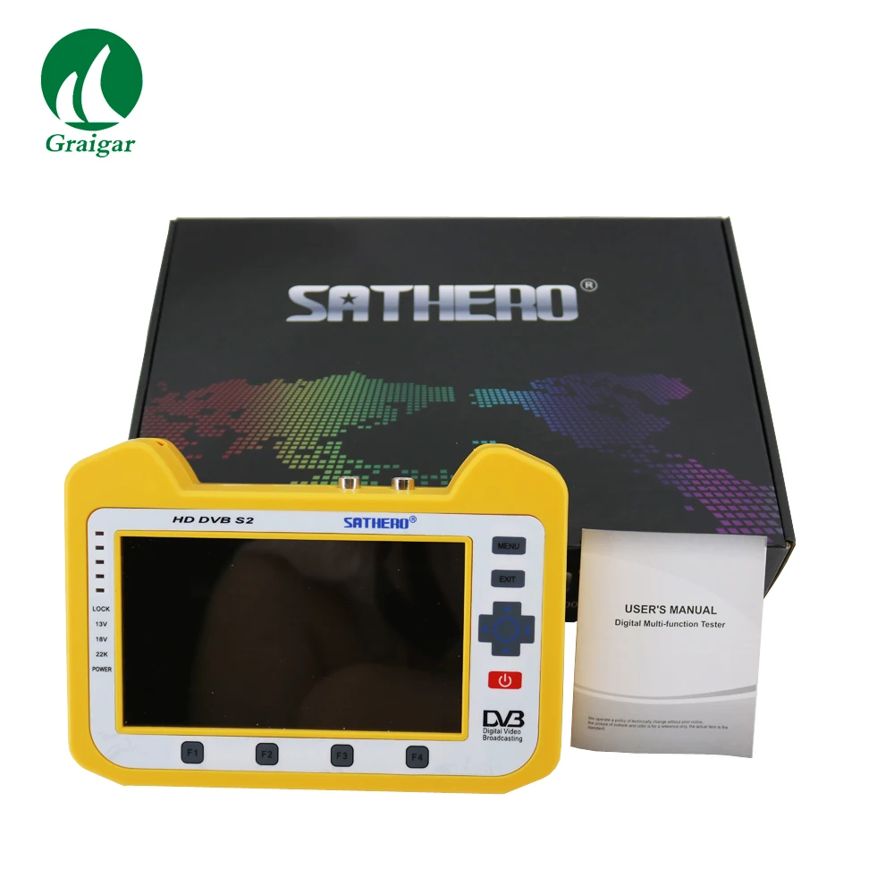 Digital Satellite Meter&Finder SH-910HD Real Time Spectrum Analyzer DC 12V/2A Output
Digital Satellite Meter&Finder SH-910HD Real Time Spectrum Analyzer DC 12V/2A Output