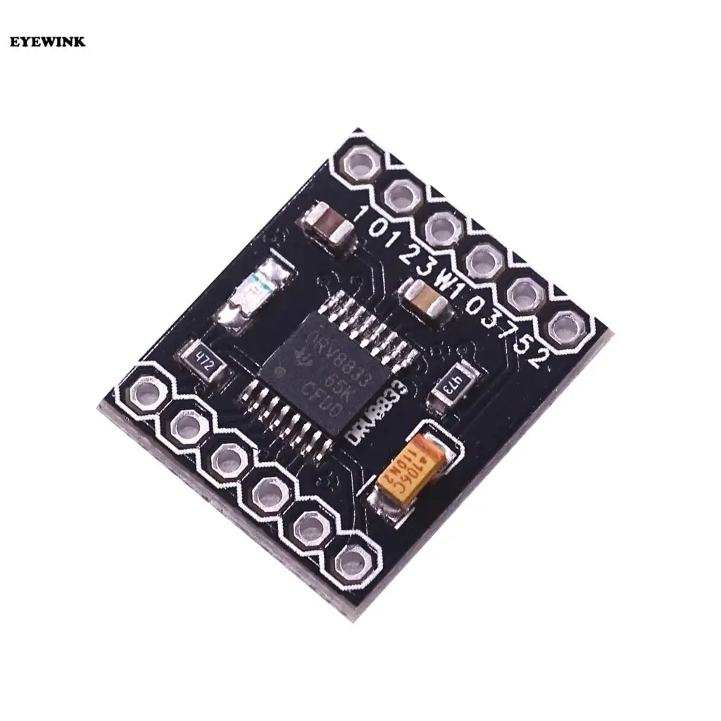 DRV8833 2 Channel Motor Driver DC Motor Driver Module Board 1.5A 3V-10V H-Bridge 4-Wire Step Motor
DRV8833 2 Channel Motor Driver DC Motor Driver Module Board 1.5A 3V-10V H-Bridge 4-Wire Step Motor