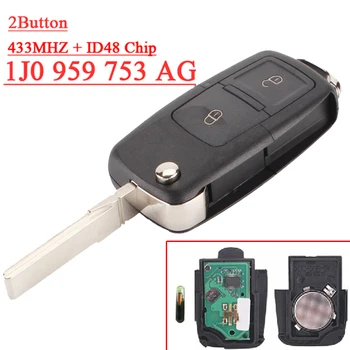 Free Shipping (1pcs)1J0 959 753 AG 1J0959753AG Folding Key Keyless Entry Remote For VW 2B 433MHZ ID48 Chip
Free Shipping (1pcs)1J0 959 753 AG 1J0959753AG Folding Key Keyless Entry Remote For VW 2B 433MHZ ID48 Chip