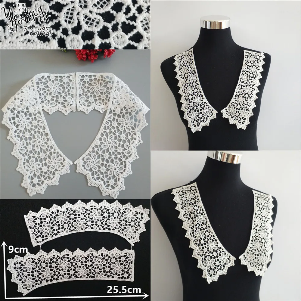 New arrive Lace Fabric Embroidery Applique Neckline Lace Collar DIY Dresses Accessory Scrapbooking Craft Sewing Supplies YL1427
New arrive Lace Fabric Embroidery Applique Neckline Lace Collar DIY Dresses Accessory Scrapbooking Craft Sewing Supplies YL1427