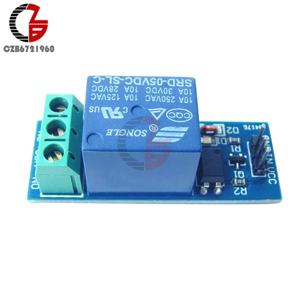 5V 1 Channel 10A Relay Module With optocoupler for Arduino PIC AVR DSP ARM
5V 1 Channel 10A Relay Module With optocoupler for Arduino PIC AVR DSP ARM