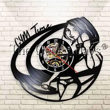 1Piece GYM Bodybuilding Lady Dumbbell Weightlifting Fitness Workout Vinyl Record Wall Clock Wall Hanging Decor Modern Wall Clock
1Piece GYM Bodybuilding Lady Dumbbell Weightlifting Fitness Workout Vinyl Record Wall Clock Wall Hanging Decor Modern Wall Clock