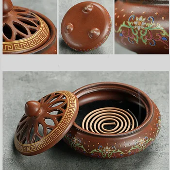 S Ceramic Coil Cense Base Buddhist Accessories Yoga Teahouse Incense Burner Home Decor Stove Furnace Indoor Decorations Gifts
S Ceramic Coil Cense Base Buddhist Accessories Yoga Teahouse Incense Burner Home Decor Stove Furnace Indoor Decorations Gifts
