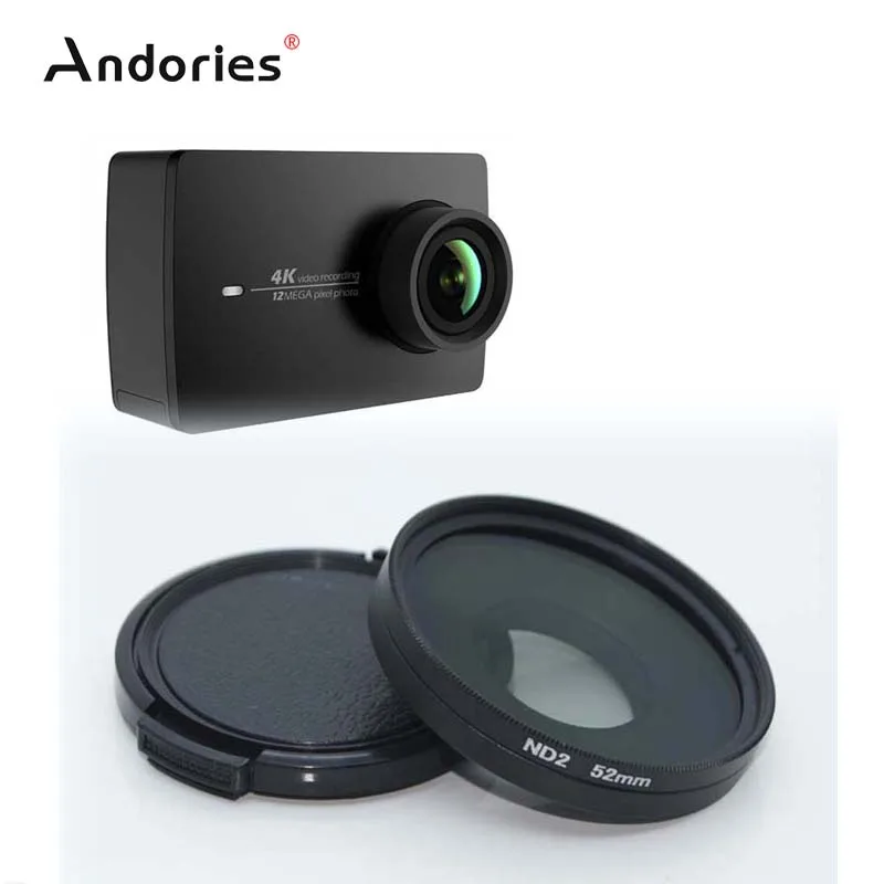Xiaoyi Yi II 4K Sport Action CameraLens Filter 52mm ND2 ND4 ND8 for xiaomi yi xiaomi yi 4k/4k+ Sport Action Camera accessories
Xiaoyi Yi II 4K Sport Action CameraLens Filter 52mm ND2 ND4 ND8 for xiaomi yi xiaomi yi 4k/4k+ Sport Action Camera accessories