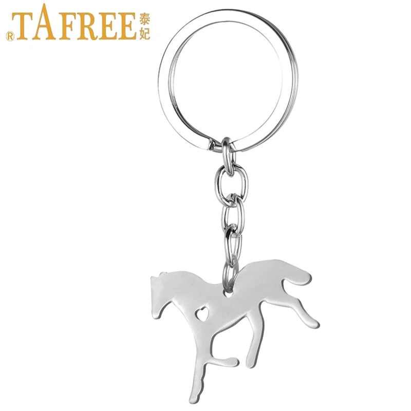 TAFREE new cute animal shaped horse pendant keychain stainless steel men women love horse jewlery bag car key chain ring holder
TAFREE new cute animal shaped horse pendant keychain stainless steel men women love horse jewlery bag car key chain ring holder