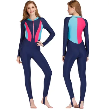 SBART Women's One-piece Long Sleeve full body Sun swimsuit Wetsuit Thin section jellyfish snorkeling surfing suit swimwear
SBART Women's One-piece Long Sleeve full body Sun swimsuit Wetsuit Thin section jellyfish snorkeling surfing suit swimwear