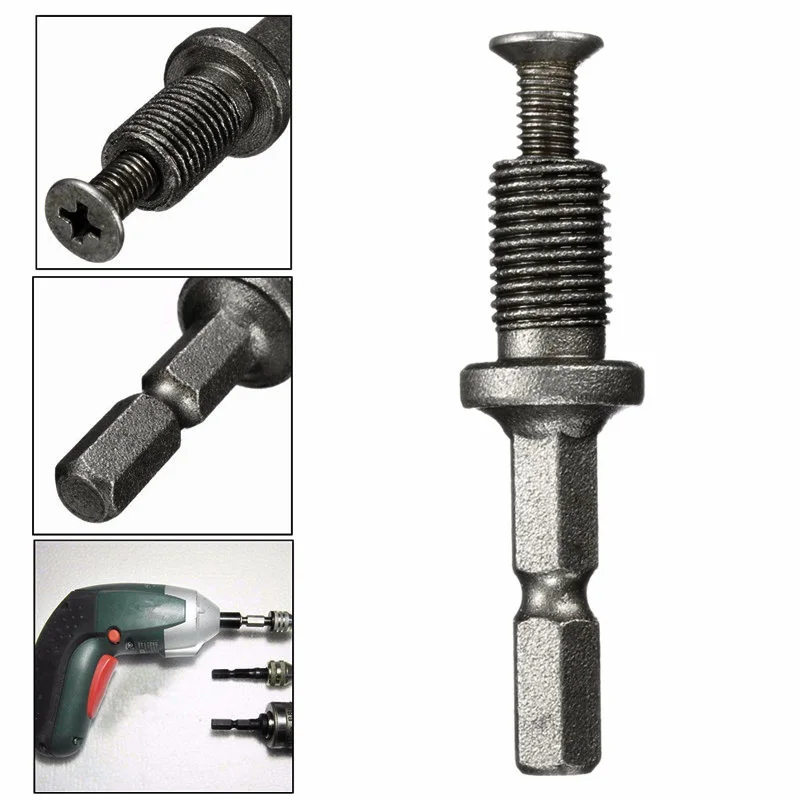 6mm Hex Shank Drill Chuck Adapter 8mm Thread Electric Hammer Drill Chuck Screw Joint Lever Steel Woodworking Tools
6mm Hex Shank Drill Chuck Adapter 8mm Thread Electric Hammer Drill Chuck Screw Joint Lever Steel Woodworking Tools