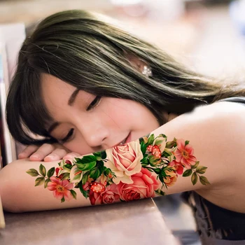 Rose Flowers Arm Shoulder Tattoo Beauty Make Up Fake Temporary Waterproof Body Leg Sticker
Rose Flowers Arm Shoulder Tattoo Beauty Make Up Fake Temporary Waterproof Body Leg Sticker