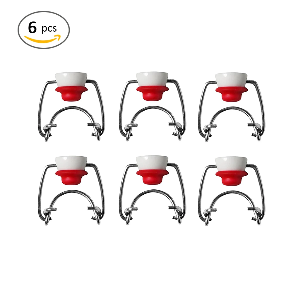 6Pcs Ez Cap Flip Top Stopper Root Beer Bottles Replacement Swing Tops Homebrew Brewing Wine Stoppers
6Pcs Ez Cap Flip Top Stopper Root Beer Bottles Replacement Swing Tops Homebrew Brewing Wine Stoppers