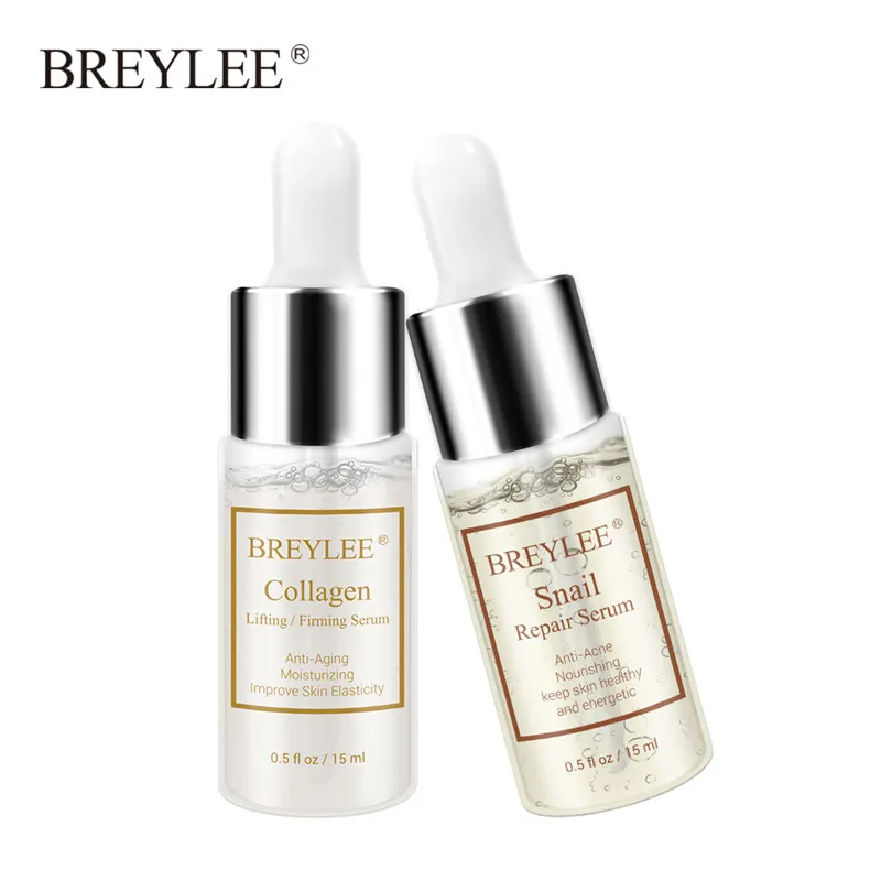 BREYLEE Snail Serum Collagen Serum Firming Repairing Lifting Essence Hyaluronic Acid Moisturizing Anti-Aging Face Skin Care
BREYLEE Snail Serum Collagen Serum Firming Repairing Lifting Essence Hyaluronic Acid Moisturizing Anti-Aging Face Skin Care