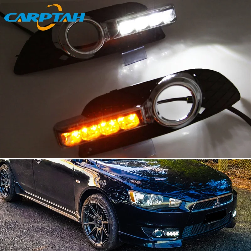 LED Daytime Running Light For Mitsubishi Lancer 2009 - 2014 Waterproof 12V Yellow Turn Signal Indicator Light Bumper LED DRL
LED Daytime Running Light For Mitsubishi Lancer 2009 - 2014 Waterproof 12V Yellow Turn Signal Indicator Light Bumper LED DRL