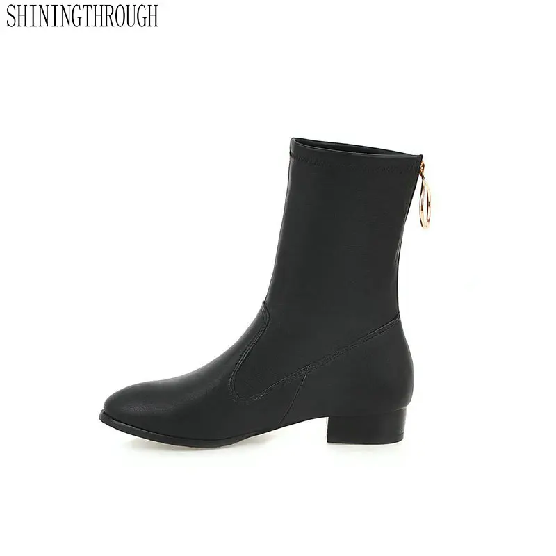 Large size 34-43 women fashion sexy ankle zipper women boots 2.5cm low heels women shoes spring autumn club dancing shoes
Large size 34-43 women fashion sexy ankle zipper women boots 2.5cm low heels women shoes spring autumn club dancing shoes