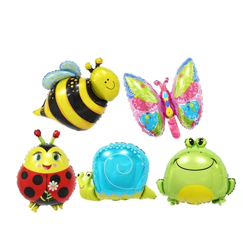 New mini frog ladybug snail bee aluminum balloon birthday party decoration wedding children kids balloon Support wholesale
New mini frog ladybug snail bee aluminum balloon birthday party decoration wedding children kids balloon Support wholesale