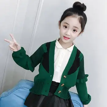 Autumn Winter Teenage Girls Knitted Cardigan Sweaters Kids Girl Single Breasted Cardigan Sweater Outerwear Baby Girl Clothes T25
Autumn Winter Teenage Girls Knitted Cardigan Sweaters Kids Girl Single Breasted Cardigan Sweater Outerwear Baby Girl Clothes T25