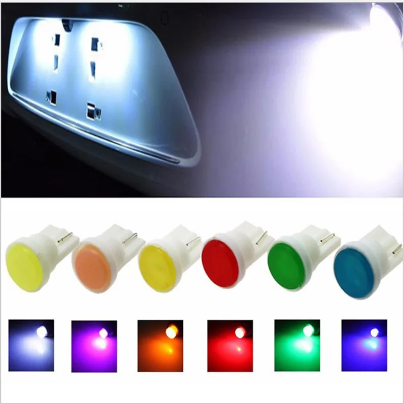 10X Ceramic LED T10 COB W5W 168 Instrument Side Bulb Lamp White / Blue /Green width lamp reading Car modified Interior Car Light
10X Ceramic LED T10 COB W5W 168 Instrument Side Bulb Lamp White / Blue /Green width lamp reading Car modified Interior Car Light