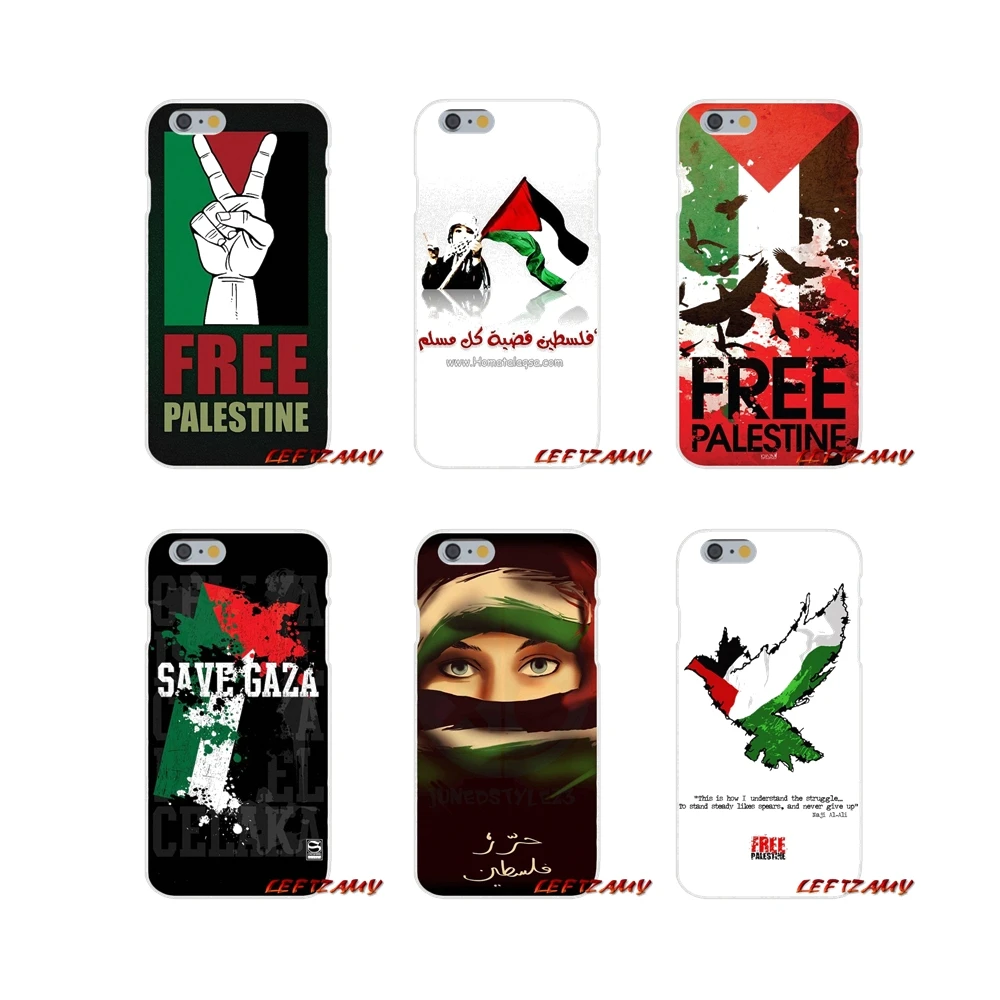 free palestine flag For iPhone X 4 4S 5 5S 5C SE 6 6S 7 8 Plus Accessories Phone Shell Covers | Мобильные телефоны и