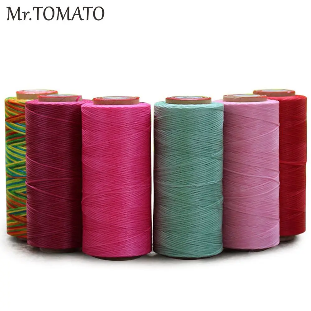 210D Leather Sewing Waxed Thread Polyester Stitching Cord Craft Bracelet Work Cord DIY Leather Craft Tools 200m bag shoes
210D Leather Sewing Waxed Thread Polyester Stitching Cord Craft Bracelet Work Cord DIY Leather Craft Tools 200m bag shoes